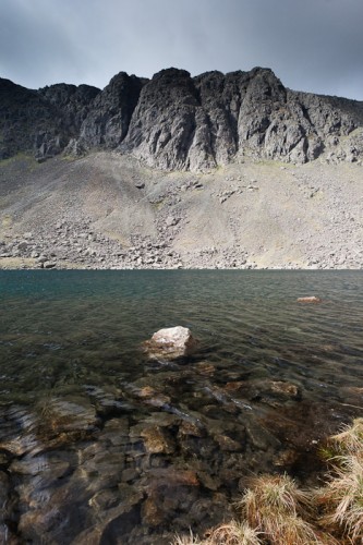 Dow Crag over Coniston Old Man in the Lake District