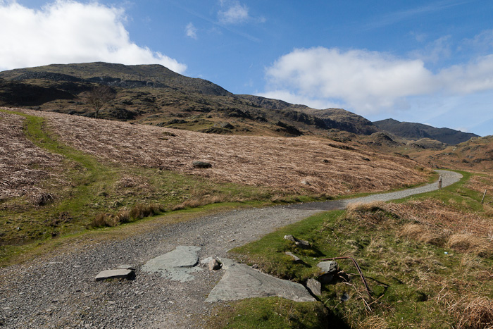 Looking back at Coniston Old Man