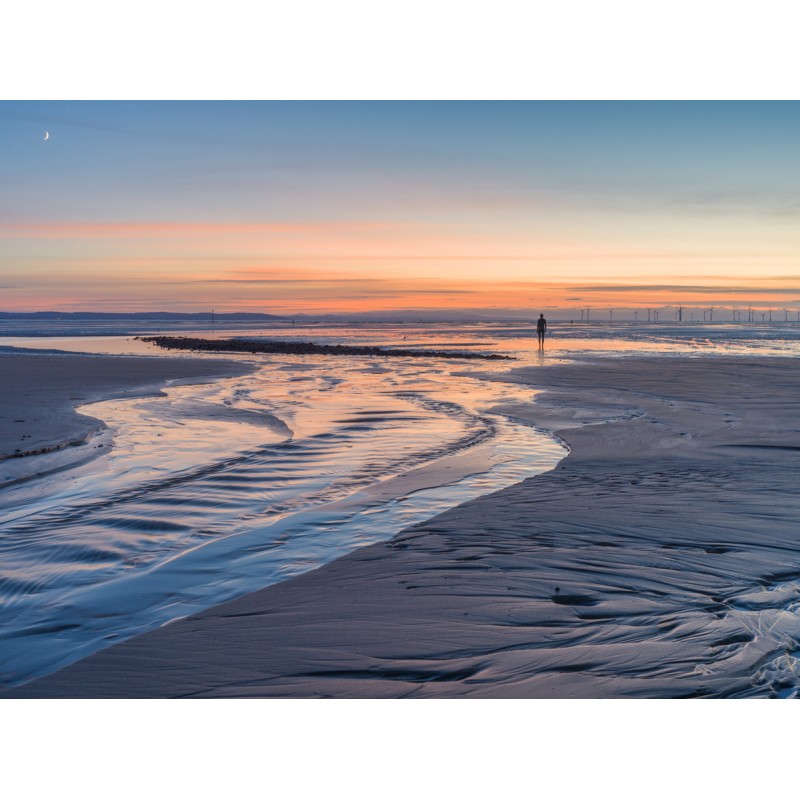 Crosby Beach Outflow Another Place Print James Bell Photography