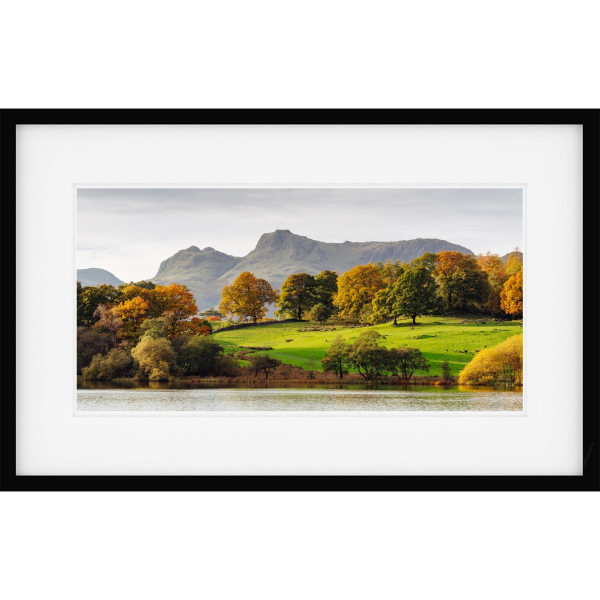 Loughrigg Tarn Autumn Framed Print