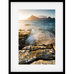 Elgol Beach Edge Framed Print