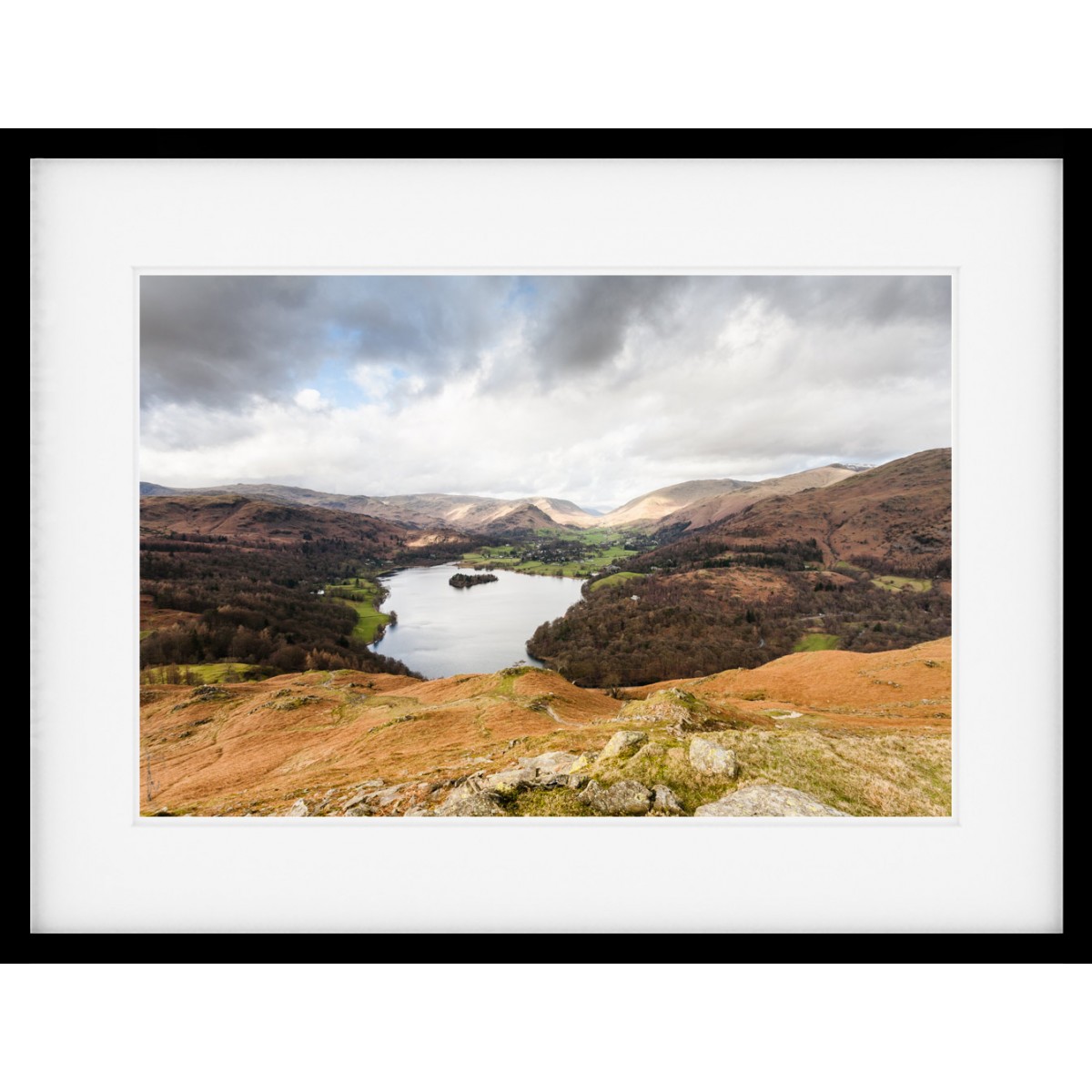 Grasmere from Loughrigg Framed Print