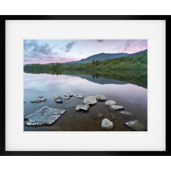 Coniston Rocks framed print
