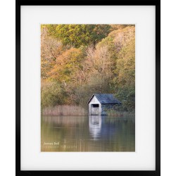 Rydal Water Boathouse Autumn framed print