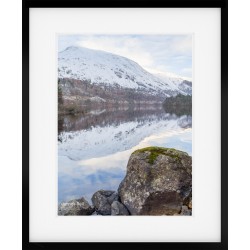 Thirlmere in winter framed print