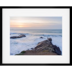Fistral Beach Sunset framed print