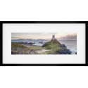 Llanddwyn Island Panorama framed print