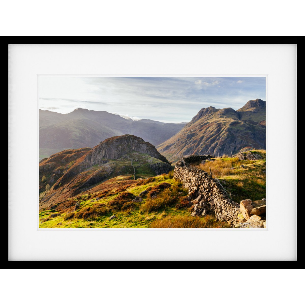 Side Pike in the Langdale Valley framed print