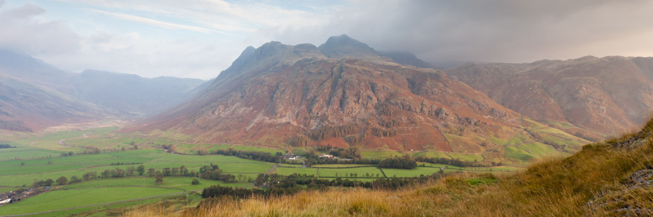Langdale Pikes Dawn Panorama