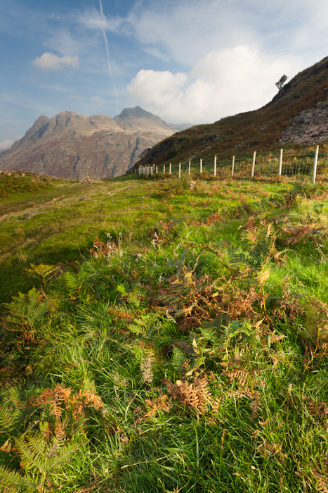 Autumn photos of Langdale Pikes in the Lake District