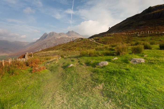 The Langdale Pikes in Autumn - The Lake District