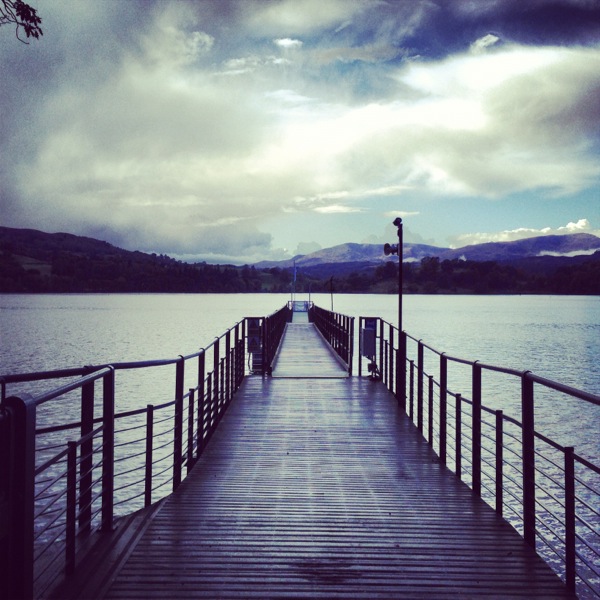The Brockhole Jetty on Windermere