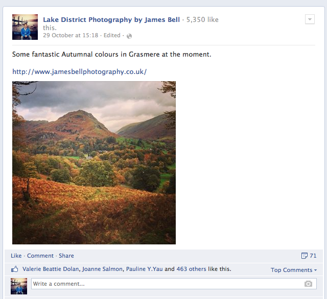 Lake District Photography on Facebook