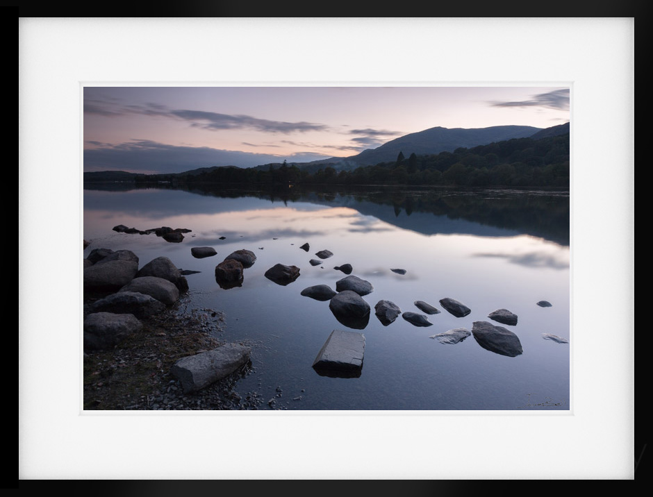 Calm Consiton Lake District Print by James Bell