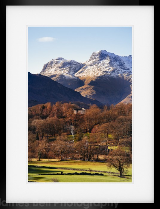 Langdale Pikes Landscape Photography Print for sale
