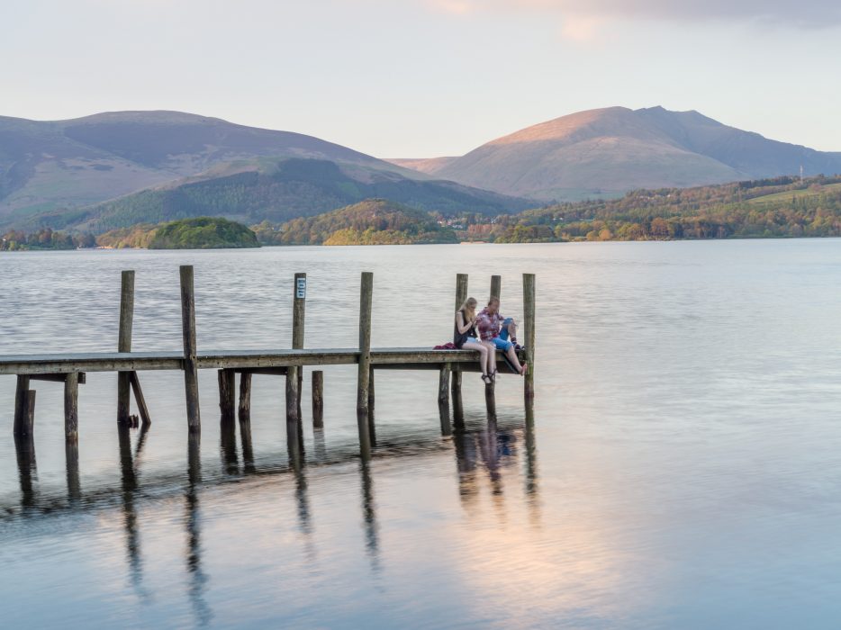 Brandlehow Jetty on Derwentwater print by James Bell