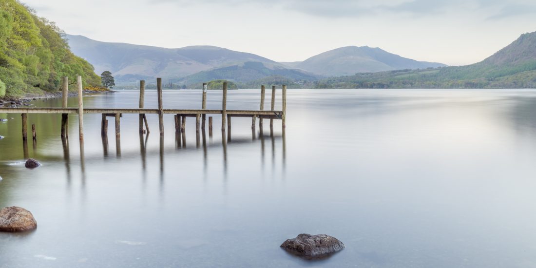 Brandlehow Jetty on Derwentwater print by James Bell