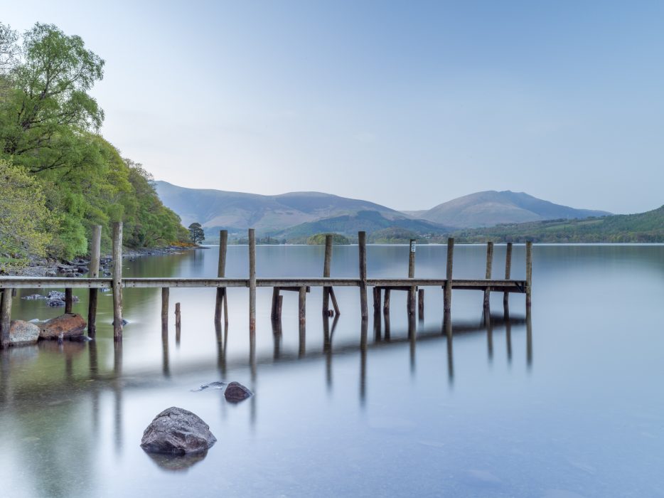 Brandlehow Jetty on Derwentwater print by James Bell