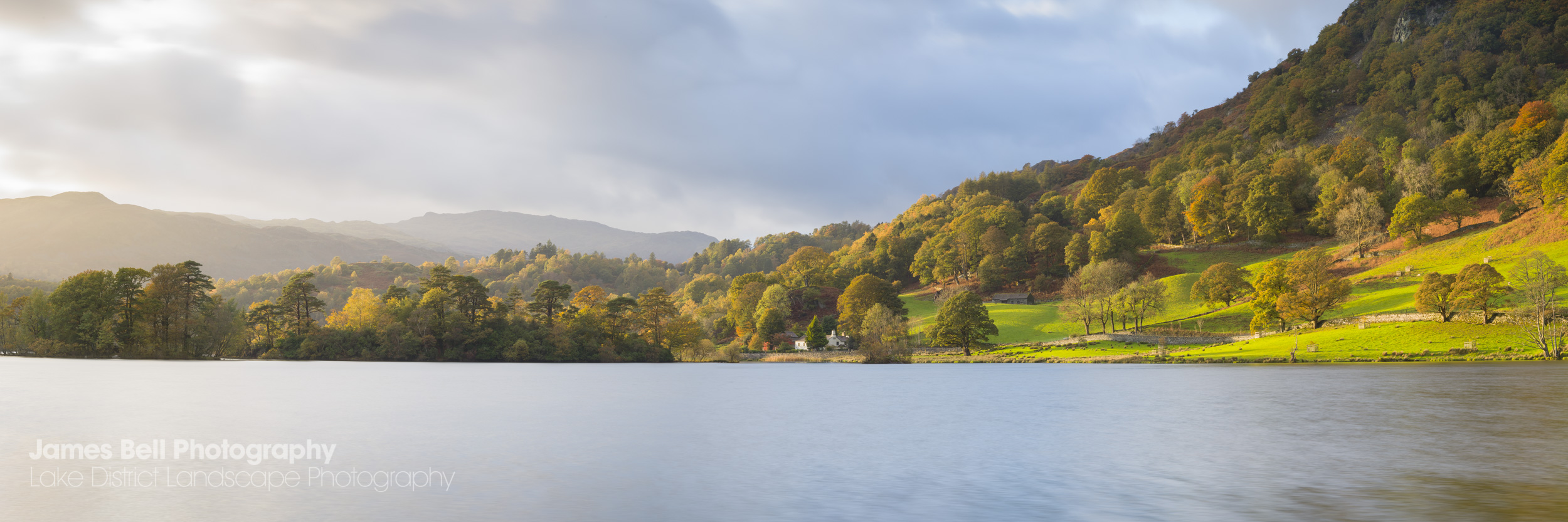 Rydal Water Autumn Golden Hour Sunset