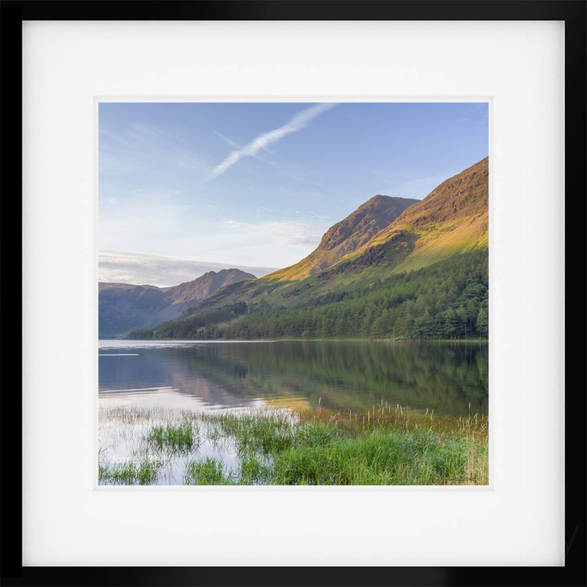 Summer sunrise over Buttermere in the Lake District